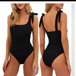 Beach Riot Sydney Belted One-Piece Swimsuit